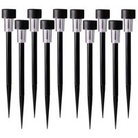 Sunnydays Tuinlampen / prikspot Mood - zwart - 20x stuks - kunststof - waterbestendig - 37 cm