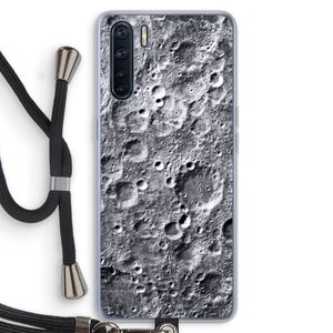 Maanlandschap: Oppo A91 Transparant Hoesje met koord