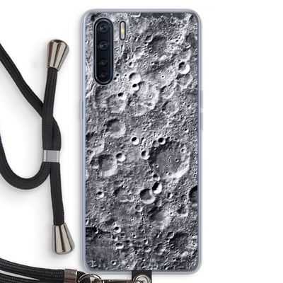 Maanlandschap: Oppo A91 Transparant Hoesje met koord