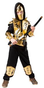 Ninja Kostuum Kind Goud