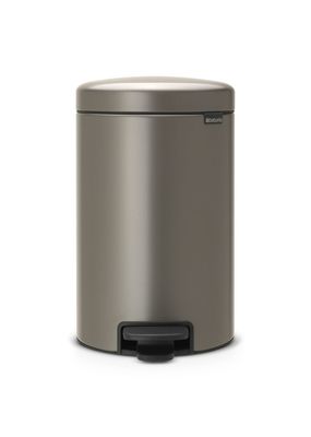 Brabantia pedaalemmer Newlcon 12 liter platinum