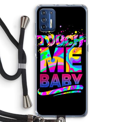 Touch Me: Motorola Moto G9 Plus Transparant Hoesje met koord