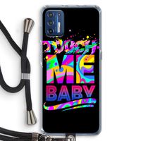 Touch Me: Motorola Moto G9 Plus Transparant Hoesje met koord