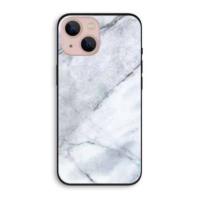 Witte marmer: iPhone 13 Biologisch afbreekbaar hoesje