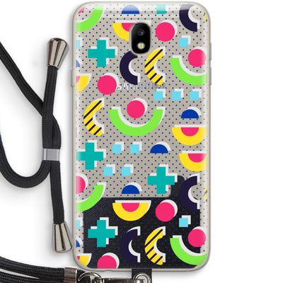 8-bit N°1: Samsung Galaxy J7 (2017) Transparant Hoesje met koord