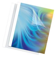 Fellowes 53154 binding cover A4 Kunststof Transparant, Wit 100 stuk(s) - thumbnail