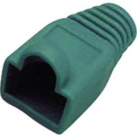 BKL Electronic RJ45-connector Cat. 6A met knikbescherming 143306 Knikbeschermingsmof Aantal polen: 8P8C Groen 1 stuk(s)