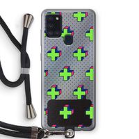 8-bit N°10: Samsung Galaxy A21s Transparant Hoesje met koord