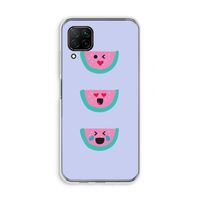 Smiley watermeloen: Huawei P40 Lite Transparant Hoesje