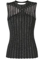 Dion Lee haut en maille à détails tressés - Noir Dion Lee haut en maille à détails tressés - Noir