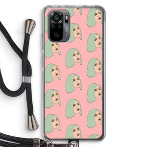 King Kylie: Xiaomi Redmi Note 10 Pro Transparant Hoesje met koord