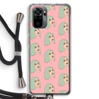 King Kylie: Xiaomi Redmi Note 10 Pro Transparant Hoesje met koord