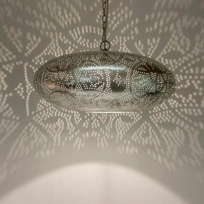 Hanglamp Ameera zilver elipse