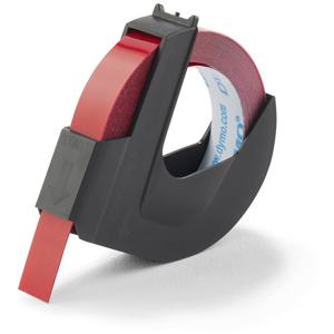 DYMO 3D Labeltape voor lettertang Vinyl Tapekleur: Rood Tekstkleur: Wit 9 mm 3 m