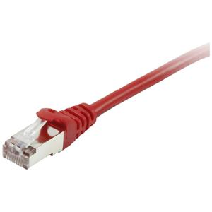 Equip 605524 RJ45 Netwerkkabel, patchkabel CAT 6 S/FTP 5.00 m Rood Vergulde steekcontacten 1 stuk(s)