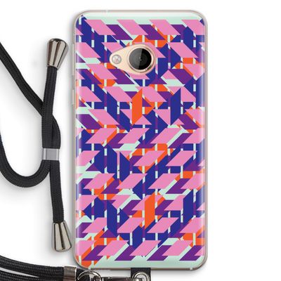 Skew Blush 3: HTC U Play Transparant Hoesje met koord