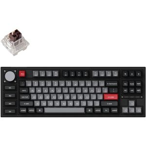 Keychron Q3 Pro-M3 toetsenbord RGB leds, 80% (TKL), KSA double-shot PBT, hot swap, Bluetooth 5.1, Knob