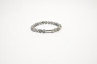 JOSH Heren Armband met Natuursteen Smokey | 09313-BRA