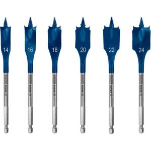 Bosch Professional 6-delig set Self Cut Speed 14,0 / 16,0 / 18,0 / 20,0 / 22,0 / 24,0 - 2608900332