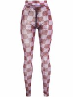 Henrik Vibskov legging à imprimé géométrique - Violet