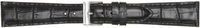 Horlogeband Poletto 454.00.12 Leder Zwart 12mm