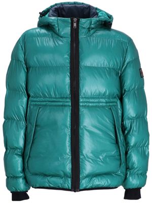 BOSS veste matelassée à capuche - Bleu