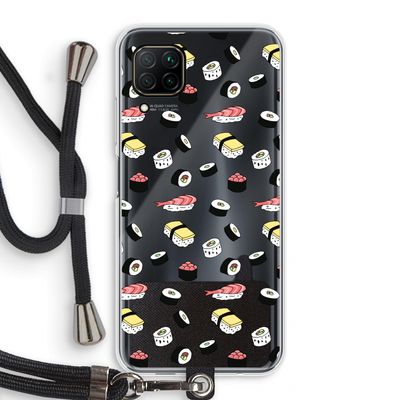 Sushi time: Huawei P40 Lite Transparant Hoesje met koord