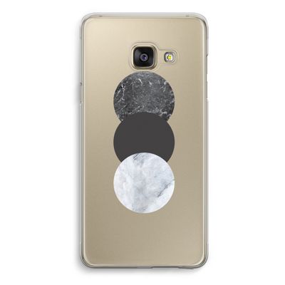 Marmeren cirkels: Samsung Galaxy A3 (2016) Transparant Hoesje