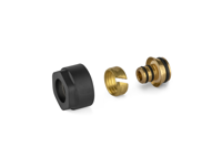 Koppelingen Meerlagenbuis Plieger Valvola 3/4" 16 mm Mat Zwart