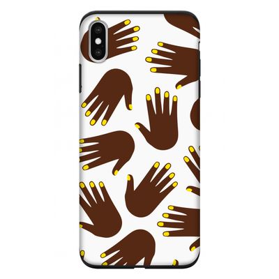 Hands dark: iPhone XS Max Tough Case
