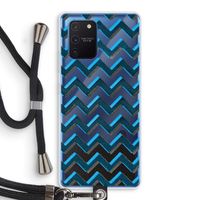 Onderbroken lijn: Samsung Galaxy Note 10 Lite Transparant Hoesje met koord