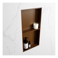 Wandnis Solid Surface Easy | In- en opbouw | 30x60x8 cm | 2 vakken | Rust