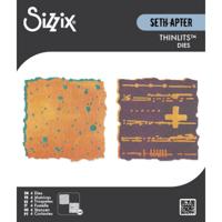 Sizzix • thinlits die set 4pcs paper cutz #1 by seth apter