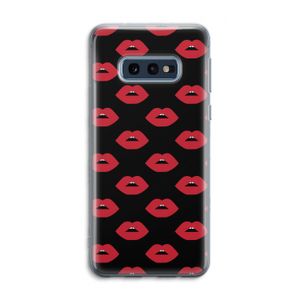 Lips: Samsung Galaxy S10e Transparant Hoesje