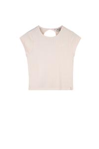 NoBell zomer crop top meisjes - ivoor wit - Kit