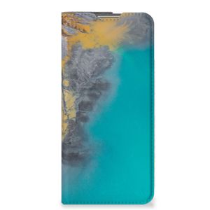 OPPO Find X5 Pro Standcase Marble Blue Gold