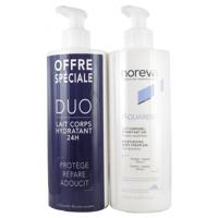 Noreva Aquareva Moisturizing Body Cream DUO 2x 400ml Promo 800ml