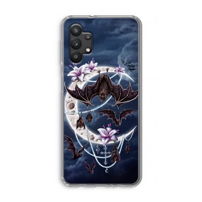 Vleermuizen Maan: Samsung Galaxy A32 5G Transparant Hoesje