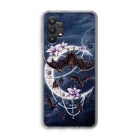Vleermuizen Maan: Samsung Galaxy A32 5G Transparant Hoesje