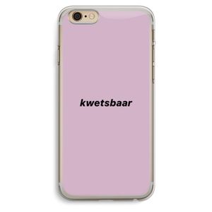kwetsbaar: iPhone 6 Plus / 6S Plus Transparant Hoesje