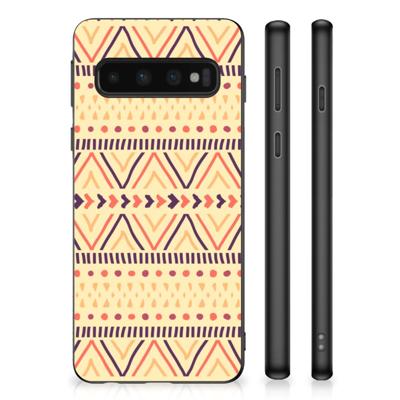Samsung Galaxy S10 Bumper Case Aztec Yellow