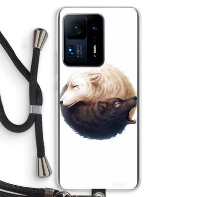 Yin Yang Wolves: Xiaomi Mi Mix 4 Transparant Hoesje met koord