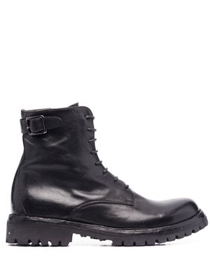 Officine Creative bottes Loraine à lacets - Noir