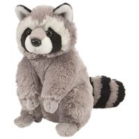 Wasbeer knuffels bruin met grijs 30 cm