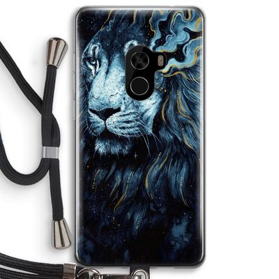 Darkness Lion: Xiaomi Mi Mix 2 Transparant Hoesje met koord