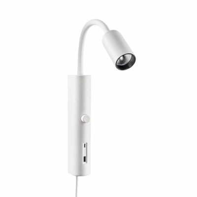 SG Tube Wall wit USB 3000K dimbaar ingebouwde dimmer en USB lader A en C 18W 320801 SG Tube Wall wit USB 3000K dimbaar ingebouwde dimmer en USB lader A en C 18W 320801