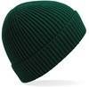 Beechfield CB380 Engineered Knit Ribbed Beanie - Bottle Green - One Size