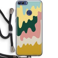 Baar B: Huawei P Smart (2018) Transparant Hoesje met koord