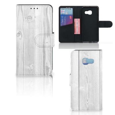 Samsung Galaxy A3 2017 | Book Style Case | White Wood
