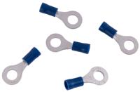 Dresselhaus Ring connector, 6mm, blue partially insulated, 1.5-